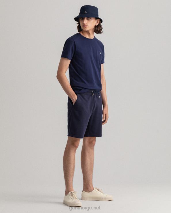 originale sweatshorts kveldsblå menn GANT 0626F398