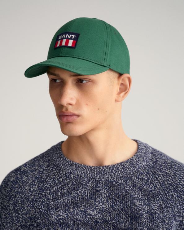 retro shield twill cap Skoggrønn menn GANT 0626F477